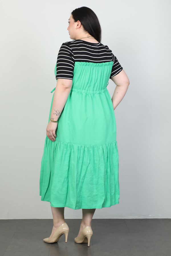 Изображение Nzr Line 1264xl ЗЕЛЕНЫЙ Женское платье большого размера 