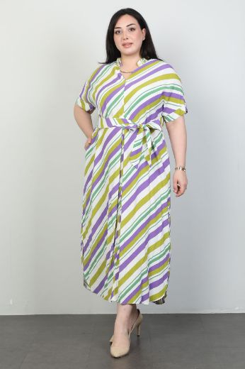 Изображение Nzr Line 1261xl ЛИЛОВЫЙ Женское платье большого размера 