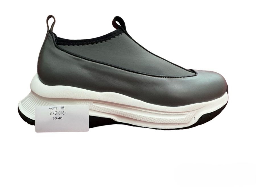 Picture of Bestina Shoes 115 S1194 GRİ KOYU S.01 SCK AST ST Women Sport Shoes