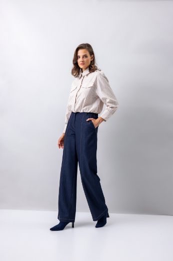 Vivento P-5216 LACIVERT Kadın Pantolon resmi