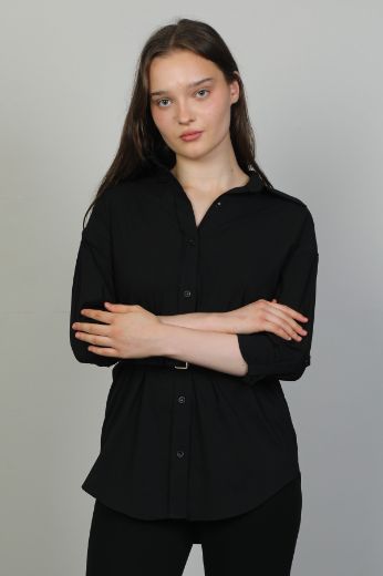 Picture of Seul 53094 BLACK Women Blouse