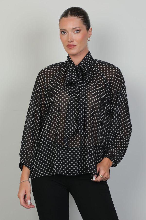 Picture of Mira Mia K252005 BLACK Women Blouse