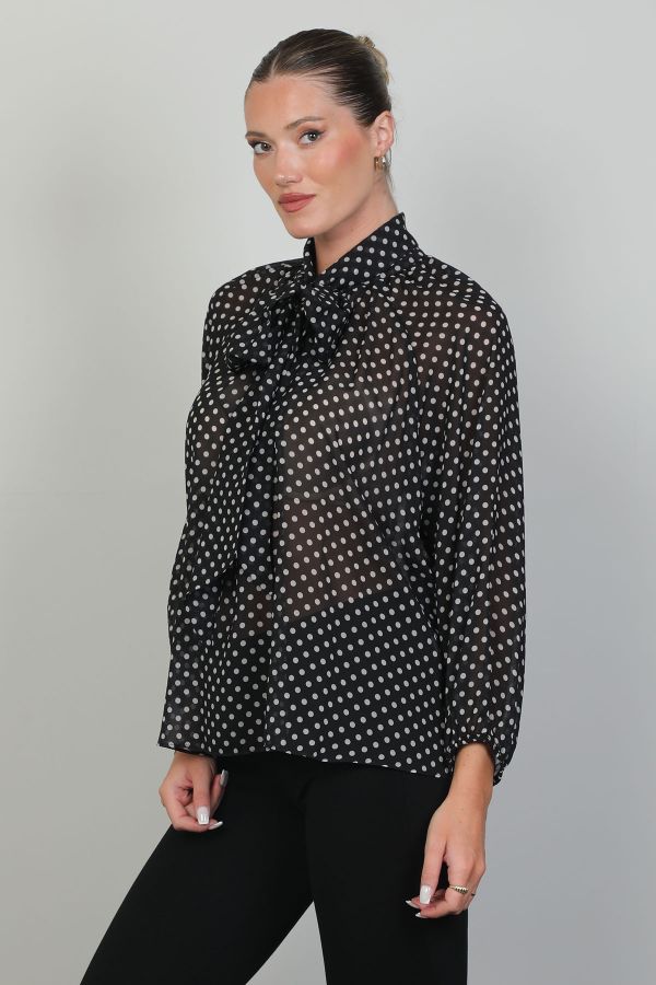 Picture of Mira Mia K252005 BLACK Women Blouse