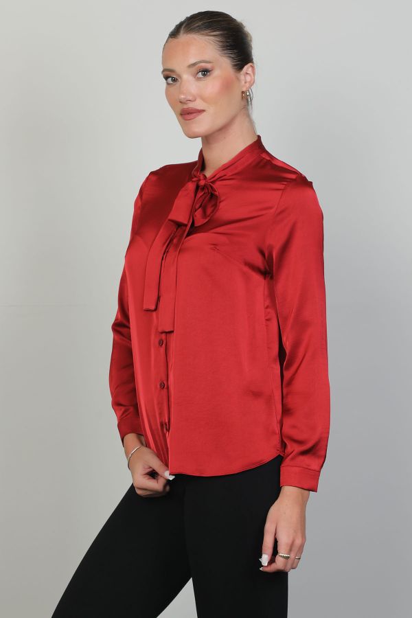 Picture of ROXELAN RB3097 RED Women Blouse