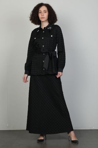 Picture of Lasagrada K9382 BLACK Women Suit