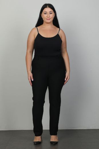 Picture of Extenzi 1307xl BLACK Plus Size Women Pants 