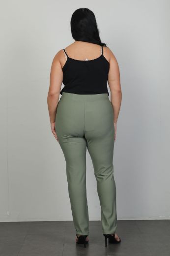 Picture of Extenzi 1259xl KHAKI Plus Size Women Pants 