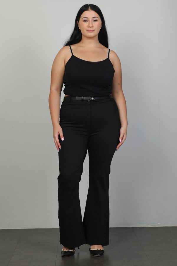 Picture of Extenzi 1292xl BLACK Plus Size Women Pants 