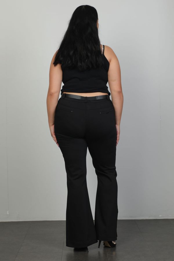 Picture of Extenzi 1292xl BLACK Plus Size Women Pants 