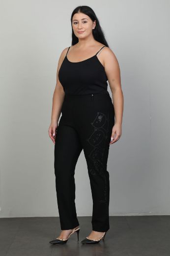 Picture of Extenzi 1285xl BLACK Plus Size Women Pants 