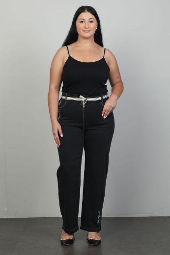 Picture of Extenzi 3883xl BLACK Plus Size Women Pants 