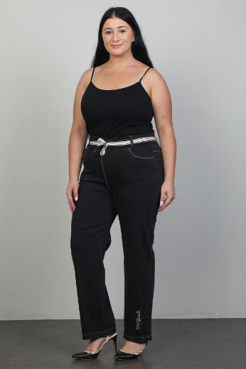 Picture of Extenzi 3883xl BLACK Plus Size Women Pants 