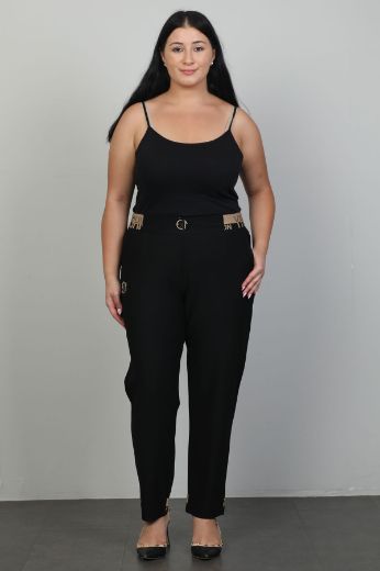 Picture of Extenzi 1364xl BLACK Plus Size Women Pants 