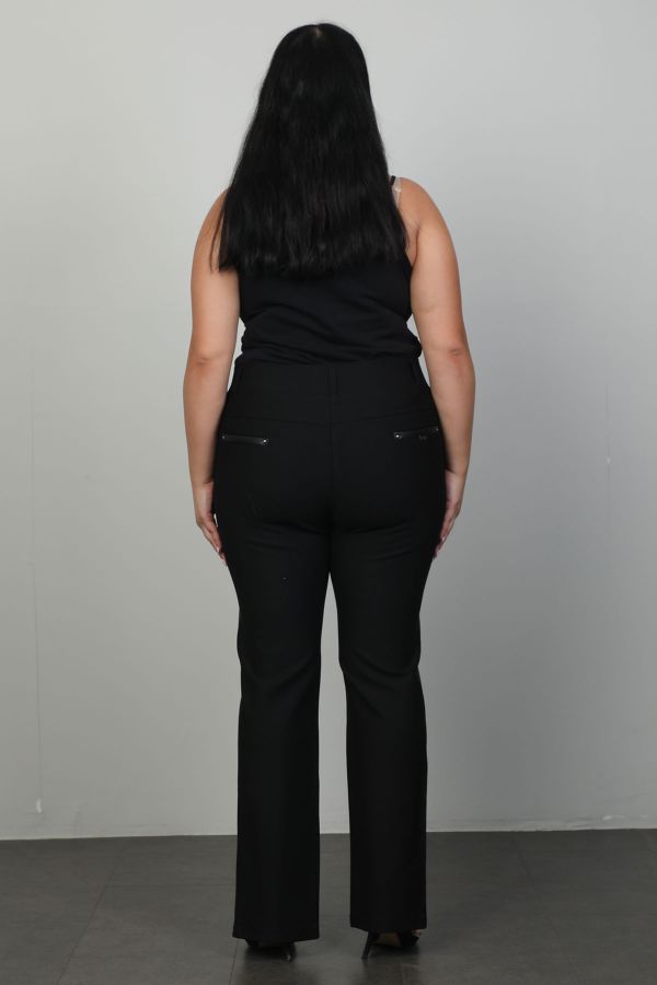 Picture of Extenzi 1423xl BLACK Plus Size Women Pants 