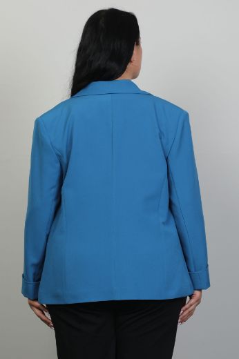 Picture of Pizara Line 78190xl BLUE Plus Size Women Jacket 