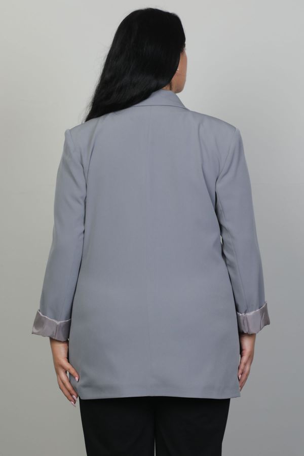 Picture of Pizara Line 78200xl GREY Plus Size Women Jacket 