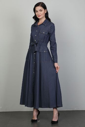 Picture of Nexx 30382 NAVY BLUE Women Dress