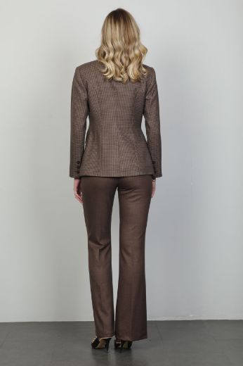 Picture of Of White 2248083 BROWN Women Suit