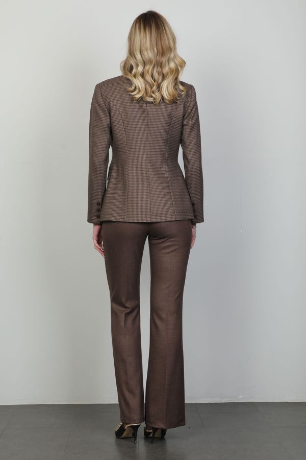 Picture of Of White 2248083 BROWN Women Suit