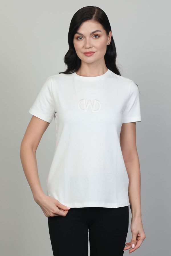 Picture of Of White 2241219 ECRU Women Blouse