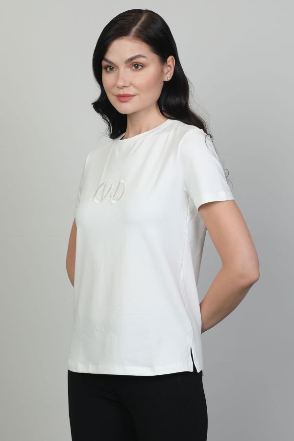 Picture of Of White 2241219 ECRU Women Blouse