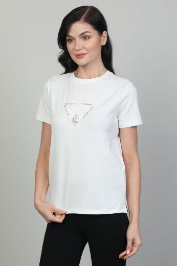 Picture of Of White 2241226 ECRU Women Blouse