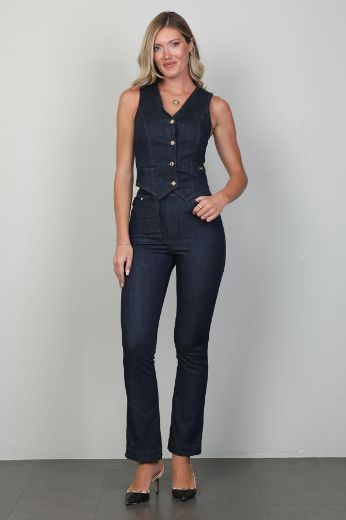 Picture of Of White 2248049 NAVY BLUE Women Suit