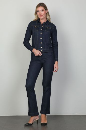 Picture of Of White 2248050 NAVY BLUE Women Suit