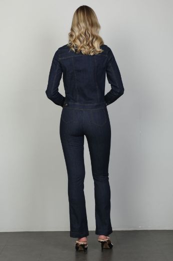 Picture of Of White 2248050 NAVY BLUE Women Suit