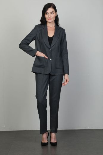 Picture of Of White 2248097 ANTHRACITE Women Suit