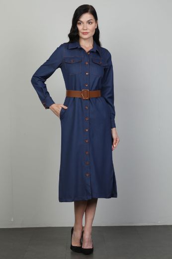 Picture of Ventura 1701 NAVY BLUE Women Dress