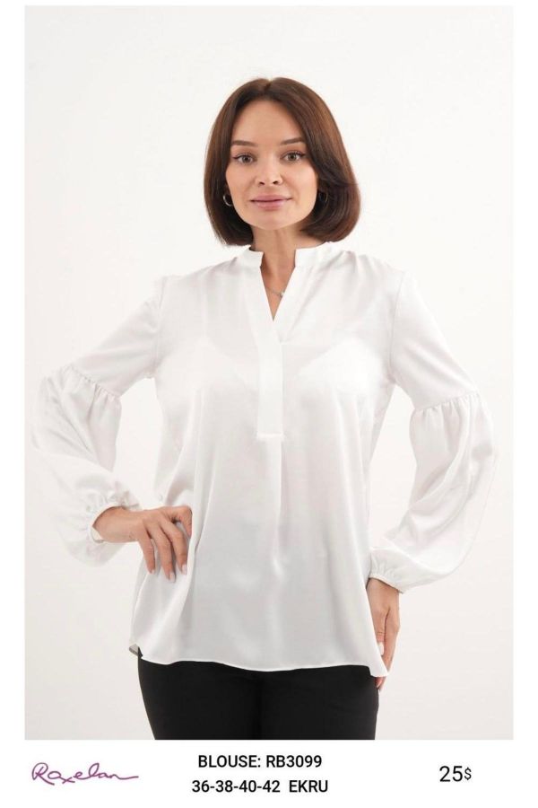 Picture of ROXELAN RB3099 ECRU Women Blouse