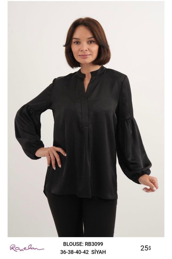 Picture of ROXELAN RB3099 BLACK Women Blouse