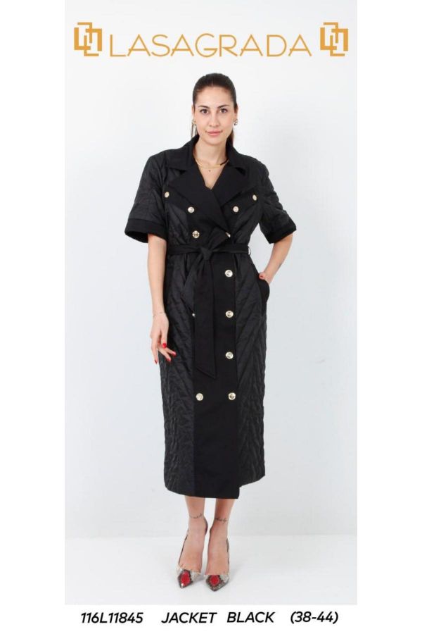 Picture of Lasagrada 116L11845 BLACK Women Puffer Coat