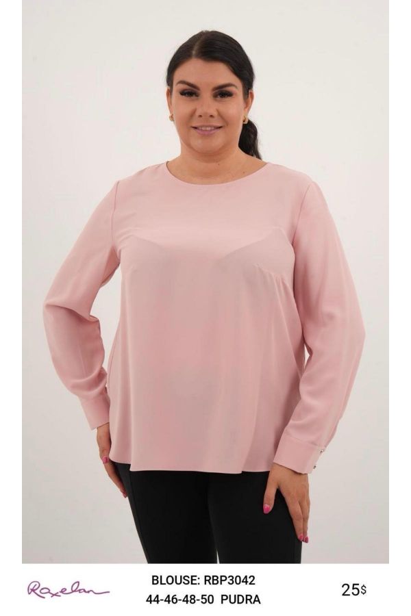 Picture of ROXELAN RBP3042 POWDER Women Blouse