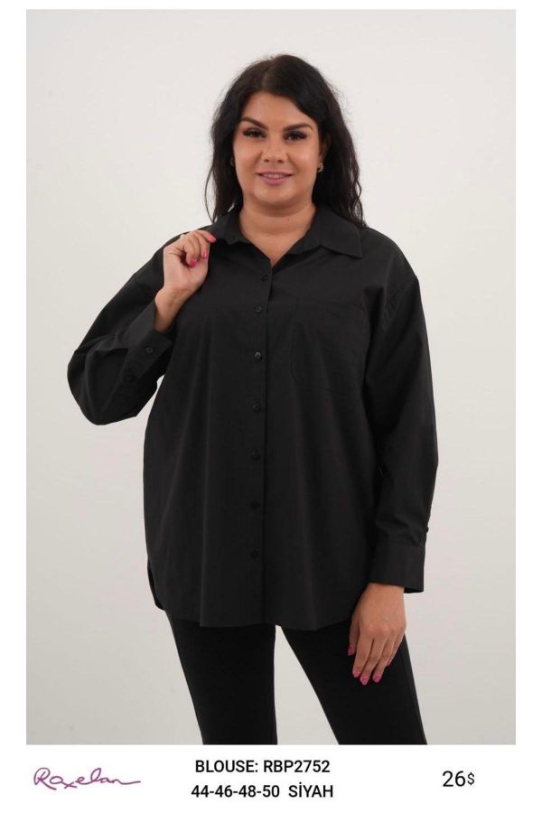 Picture of ROXELAN RBP2752 BLACK Women Blouse