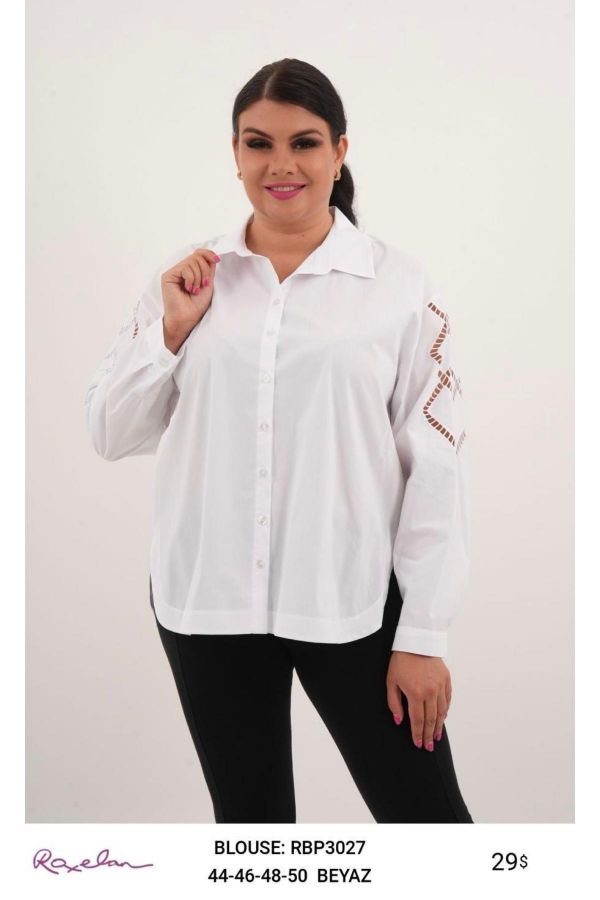 Picture of ROXELAN RBP3027 ECRU Women Blouse