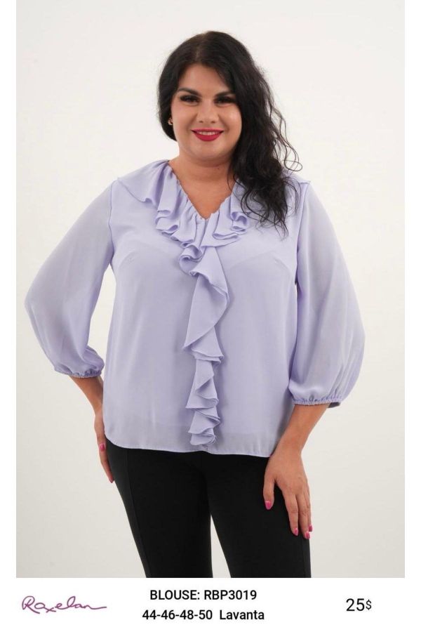 Picture of ROXELAN RBP3019 PURPLE Women Blouse