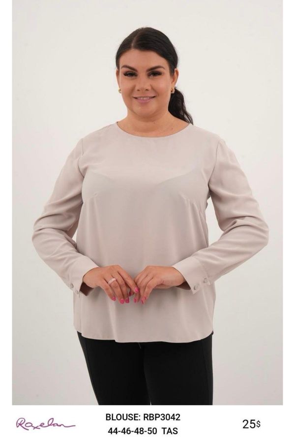 Picture of ROXELAN RBP3042 STONE Women Blouse