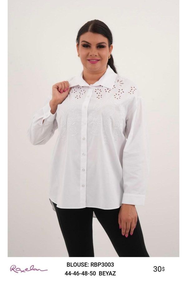 Picture of ROXELAN RBP3003 ECRU Women Blouse