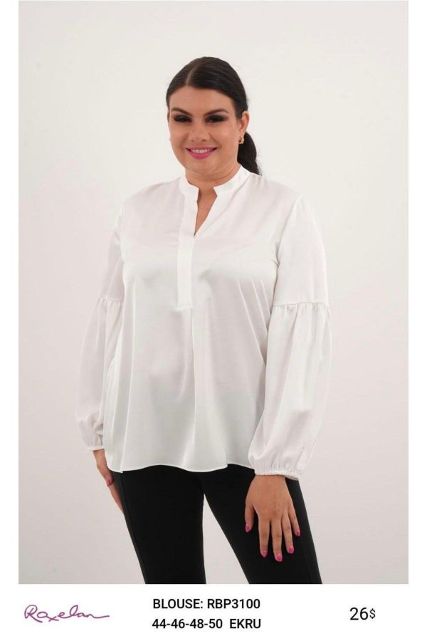 Picture of ROXELAN RBP3100 ECRU Women Blouse