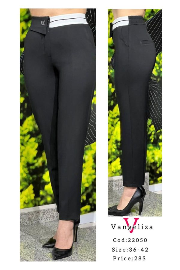 Picture of Vangeliza 22050 BLACK Women's Trousers