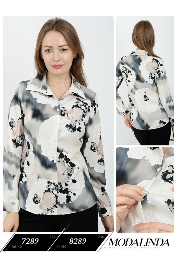 Picture of Modalinda 7289 ECRU Women Blouse