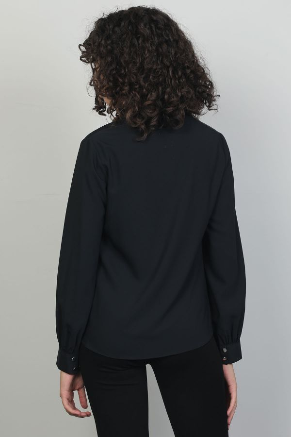 Picture of Of White 2241404 BLACK Women Blouse