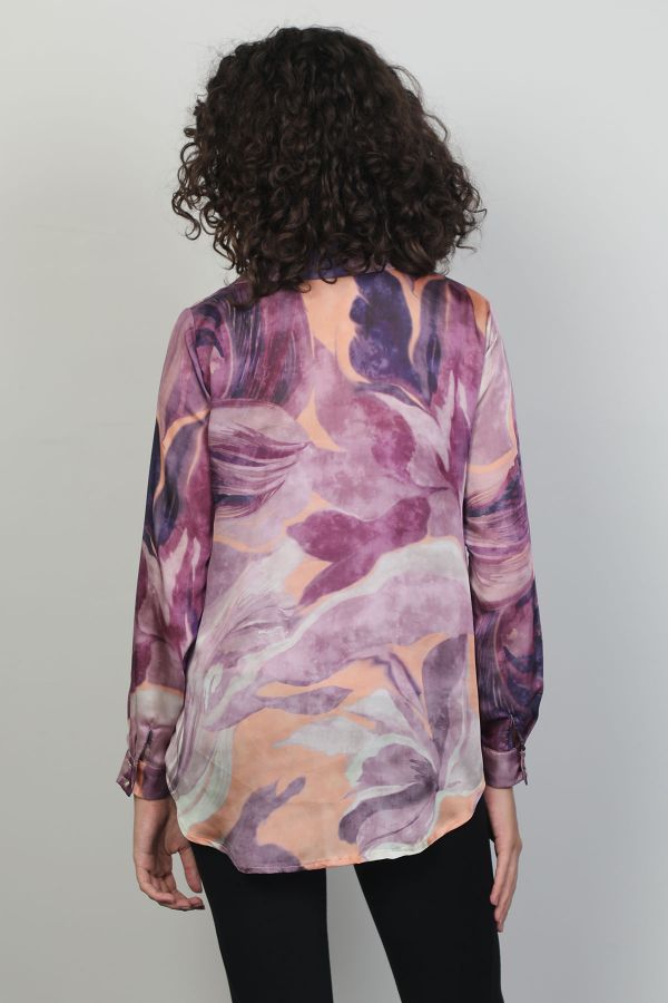 Picture of Of White 22410827 PURPLE Women Blouse