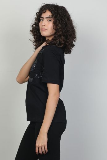 Picture of Of White 2241204 BLACK Women Blouse