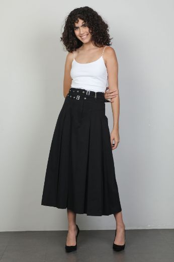 Picture of Of White 2242003 BLACK Women Skirt