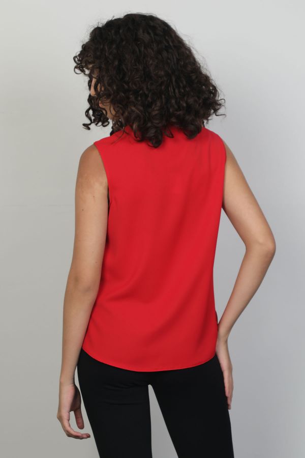 Picture of Of White 2241049 RED Women Blouse