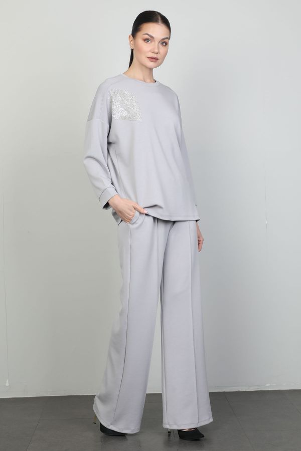 Picture of Butella 16144-16177 GREY Women Suit