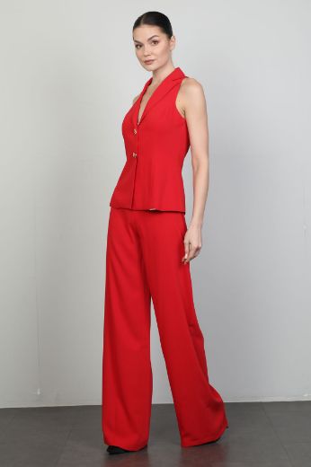 Picture of Green World 5323 RED Women Suit